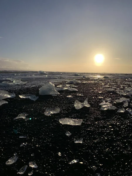 Diamantstrand på Island — Stockfoto