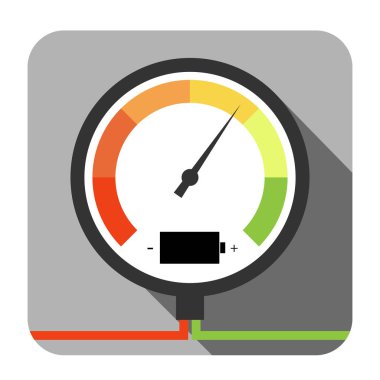 Pil şarj ölçüm logosu