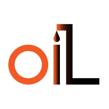 logo designating the oil industry clipart