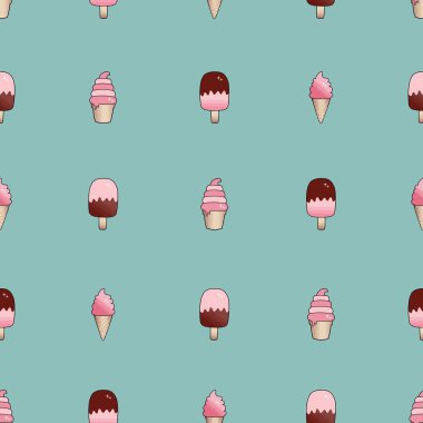 Dondurma tatlılar desen