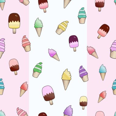 Dondurma tatlılar desen
