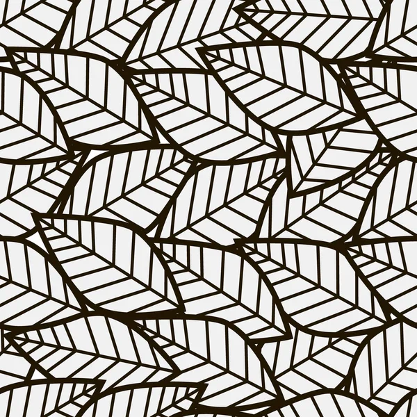 Λίλιουμ οριεντάλ Lotus στο μοτίβο φύλλα — Διανυσματικό Αρχείο