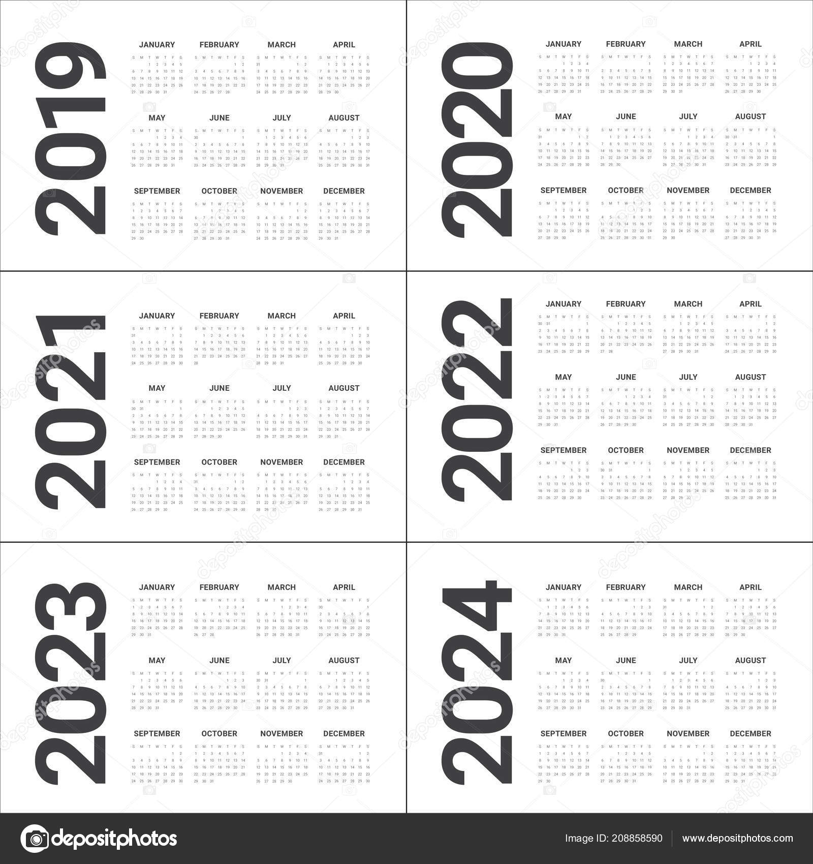 Anno 2019 2020 2021 2022 2023 2024 Calendario Modello Progettazione ...
