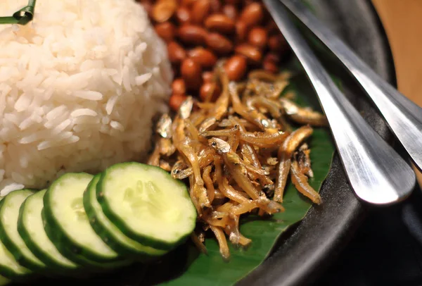Asian food nasi lemak Stock Photo