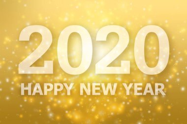 Altın glitter renk 2020 yeni yıl güzel arka plan