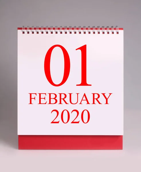 Der erste Tag im Februar 2020. — Stockfoto
