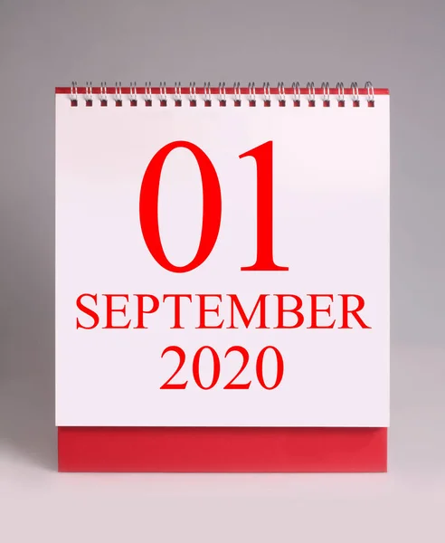 De eerste dag van september 2020. — Stockfoto