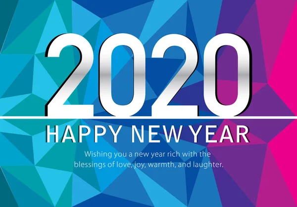 Feliz Año Nuevo 2020 para ti . — Vector de stock