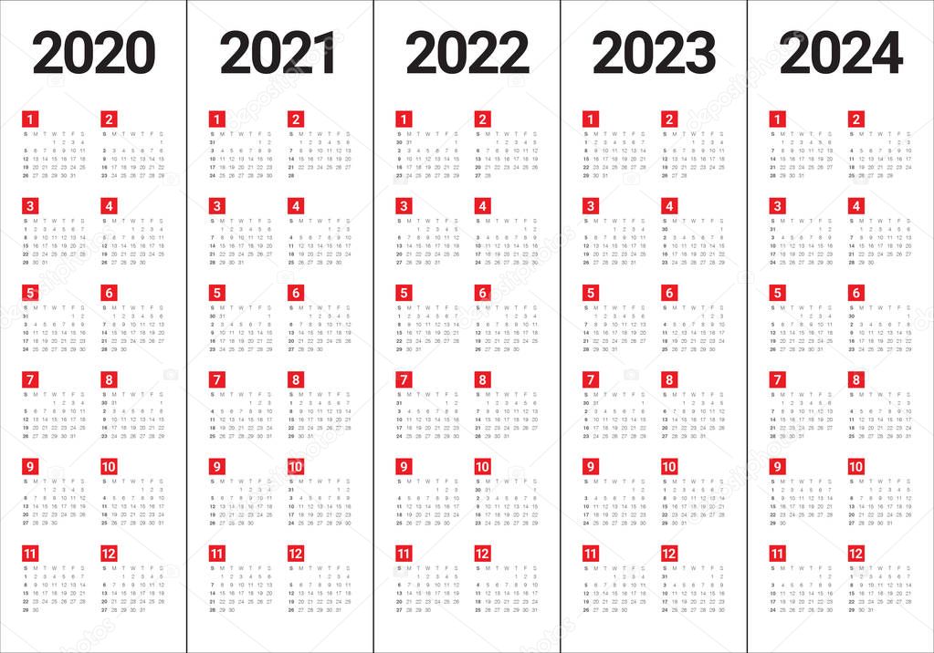 2021 2022 2023 2024 Calendar Calendar 2020 2021 2022 2023 2024 2025