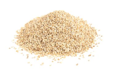 Beyaz arkaplanda ince zemin izole edildi.