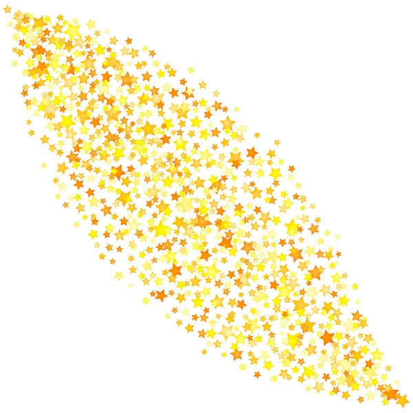 Vektor Žluté Hvězdy Prvek Pozadí Plochý — Stockový vektor