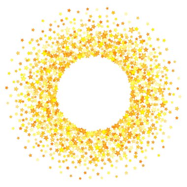 Arka plan düz stil öğesinde vektör sarı yıldız