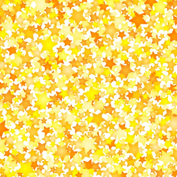 Vector Estrellas Amarillas Elemento Fondo Estilo Plano — Vector de stock