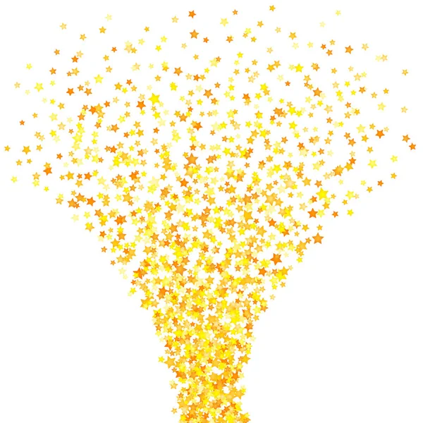 Элемент Фона Векторных Желтых Звёзд Плоском Стиле — стоковый вектор