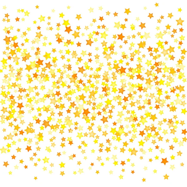 Vector Yellow Stars Background Element Flat Style — Stock Vector
