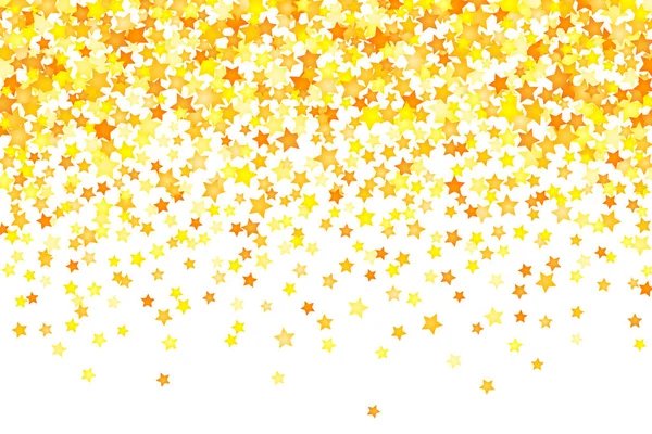 Vector Estrellas Amarillas Elemento Fondo Estilo Plano — Vector de stock