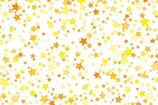 Vector Estrellas Amarillas Elemento Fondo Estilo Plano — Vector de stock