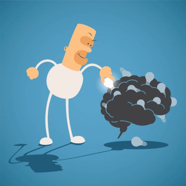 yaratıcılık kavramı. döküm fikirler.