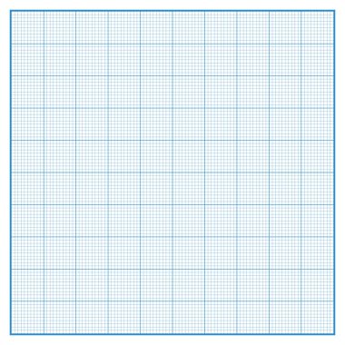 vektör kare 10 Metrik birimleri grafik kağıdına mühendislik