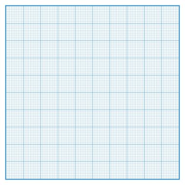 vektör kare 10 Metrik birimleri grafik kağıdına mühendislik