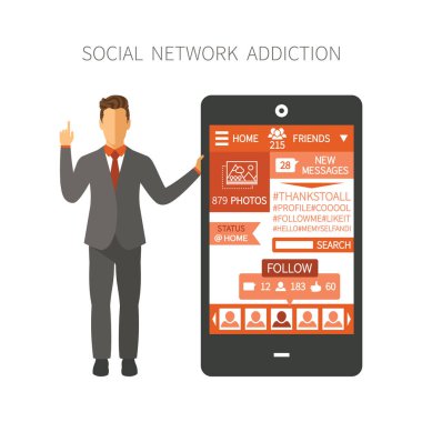 Adam akıllı telefon numaraları Fotoğraflar, arkadaş, takipçileri, iletileri, gösterilen sosyal ağ uygulaması ile tutarak son vb seviyor.