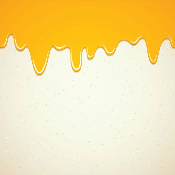 Fondo Vectorial Con Pastel Crema Chocolate Dulce Espacio Para Copiar — Vector de stock