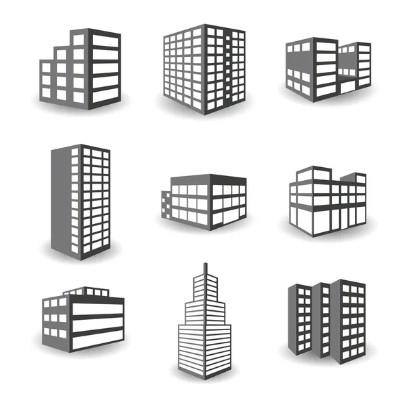 Conjunto Iconos Construcción Isométricos Vectoriales Aislados Sobre Fondo Blanco — Vector de stock