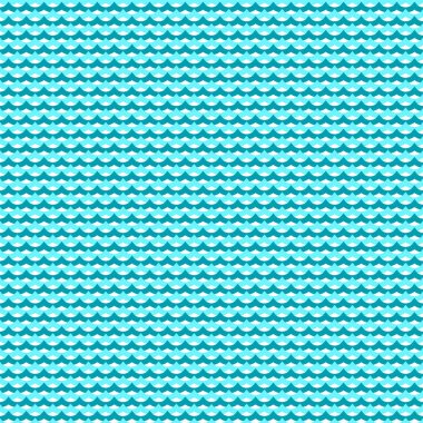 Mavi su sorunsuz vektör arka plan doku dalgalar