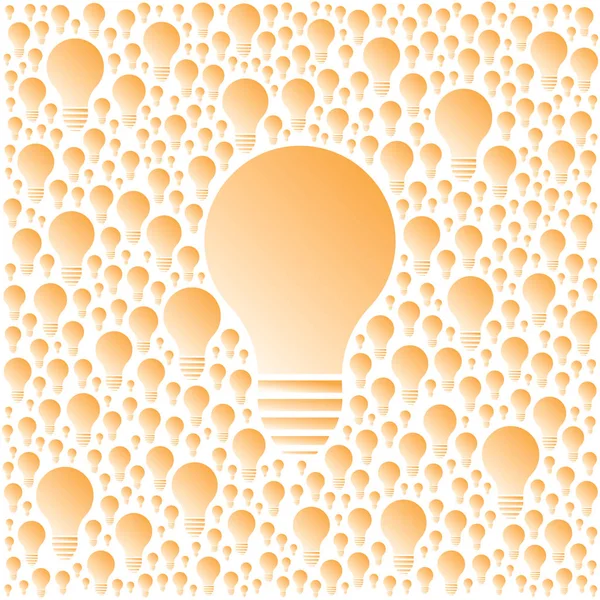 矢量的灯泡 创造力和合作的概念 — 图库矢量图片