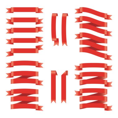 vektör vintage tarzı şeritleri için iş ve tasarım kümesi