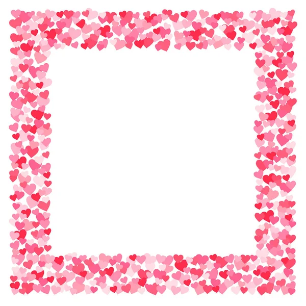 Vecteur Rose Rouge Valentines Coeur Zone Texte — Image vectorielle