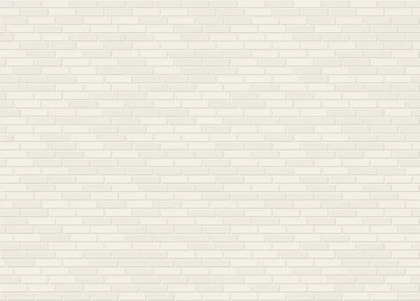 Textura de pared de ladrillo blanco de enlace de cuarto offset sin costura vectorial — Vector de stock