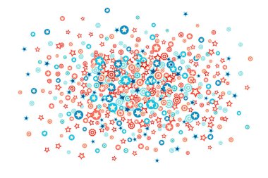 Vektör ABD ulusal tatil ve kutlama arka plan öğesi