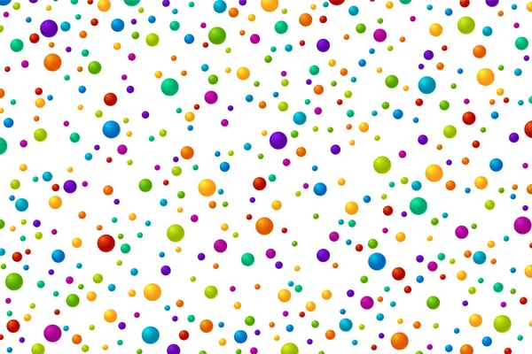 Vetor vibrante bolhas de sabão cor ou confete fundo festivo — Vetor de Stock