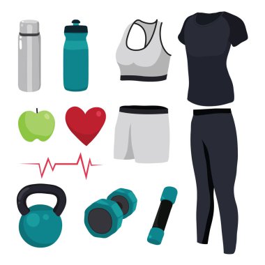 spor simge vektör toplama