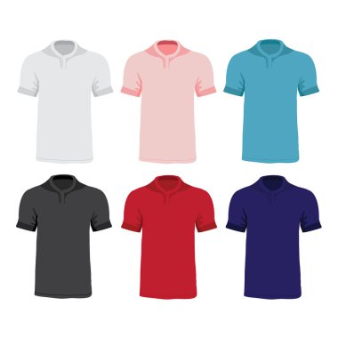 Erkekler için çeşitli polo gömlekleri