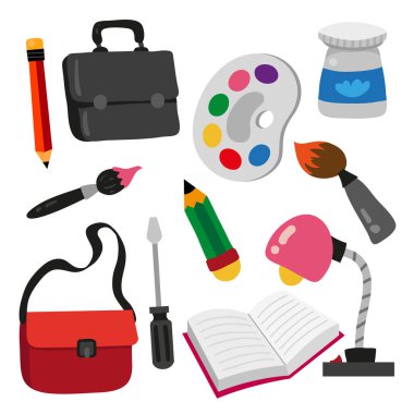 Eğitim simge seti, sabit koleksiyonu