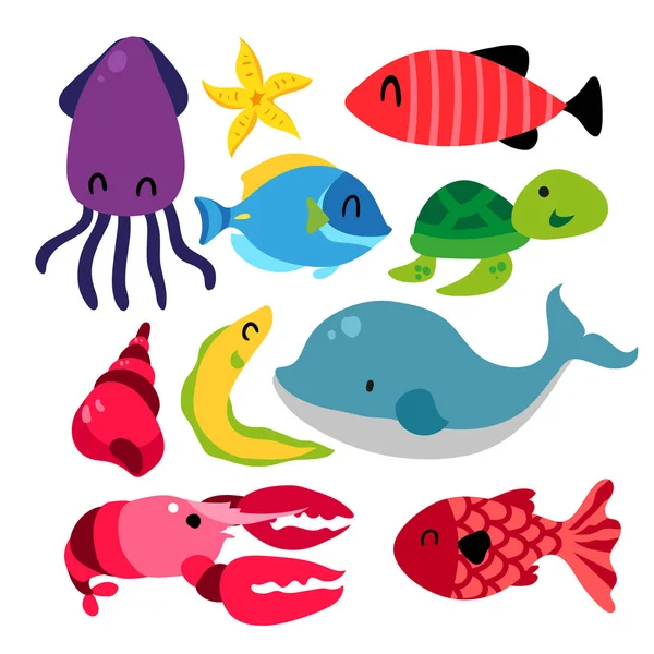 Deniz hayvanları toplama tasarım