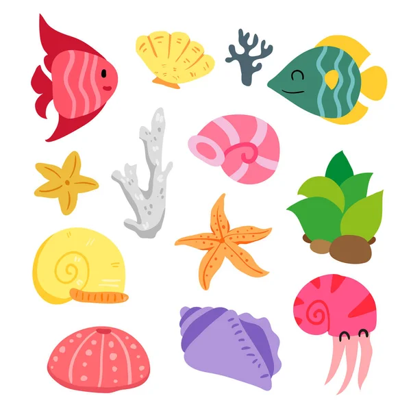 Deniz hayvanları toplama tasarım