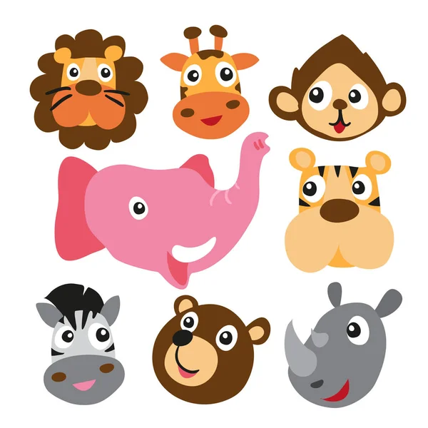 hayvan karakter vektör tasarımı