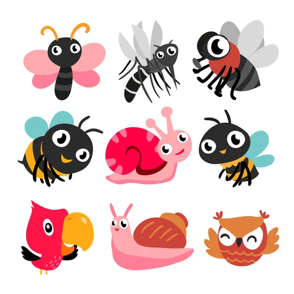 Insect Character Vector Design — Stock Vector