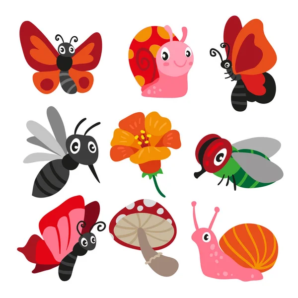 böcek karakter vektör tasarımı