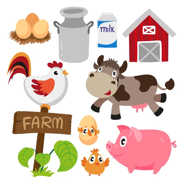 çiftlik karakter vektör tasarımı