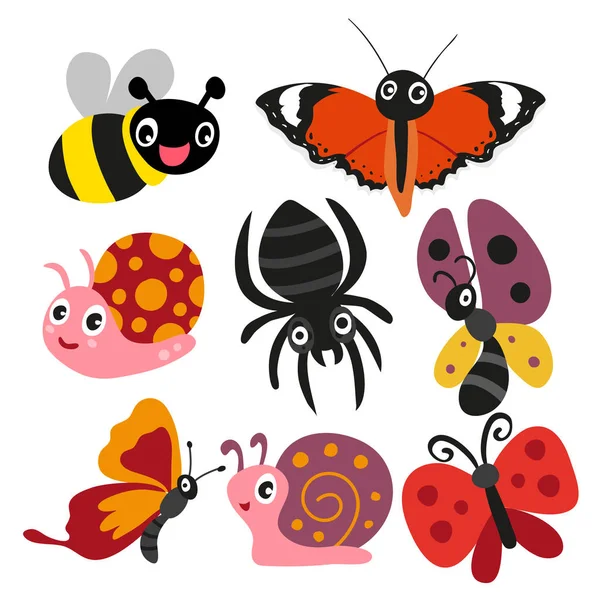 Insect Character Vector Design — Stock Vector