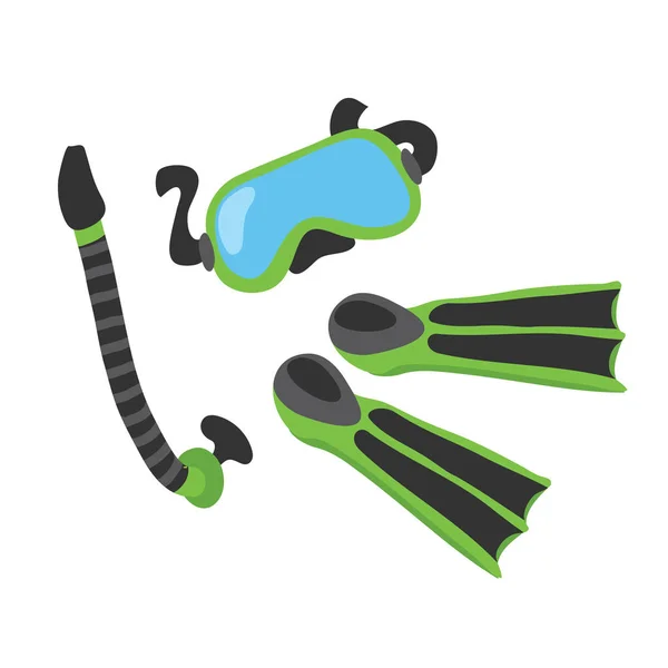 Snorkel Vector Colección Diseño — Archivo Imágenes Vectoriales