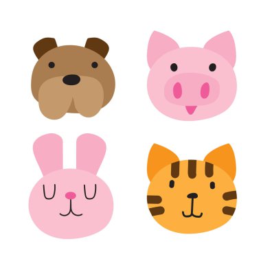 hayvanlar baş toplama tasarım