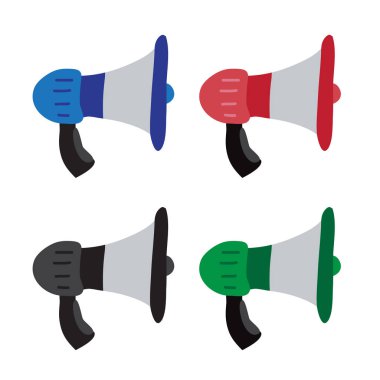 Megafon vektör toplama tasarım