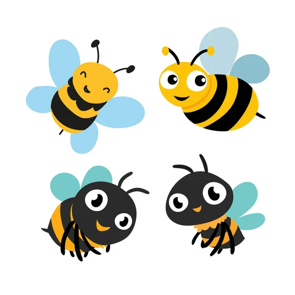 insect character design, animals character design, bee animals collection, bee vector set