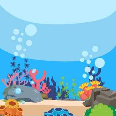 okyanus arka plan vektör tasarımı, deniz arka plan vektör tasarımı