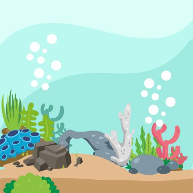 okyanus arka plan vektör tasarımı, deniz arka plan vektör tasarımı